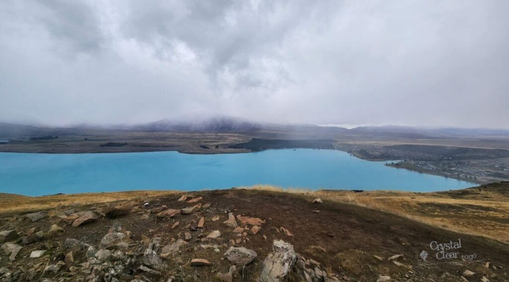 Tekapo Mt John Summit Circuit Track 蒂卡波約翰山環狀步道 山頂俯瞰蒂卡波湖